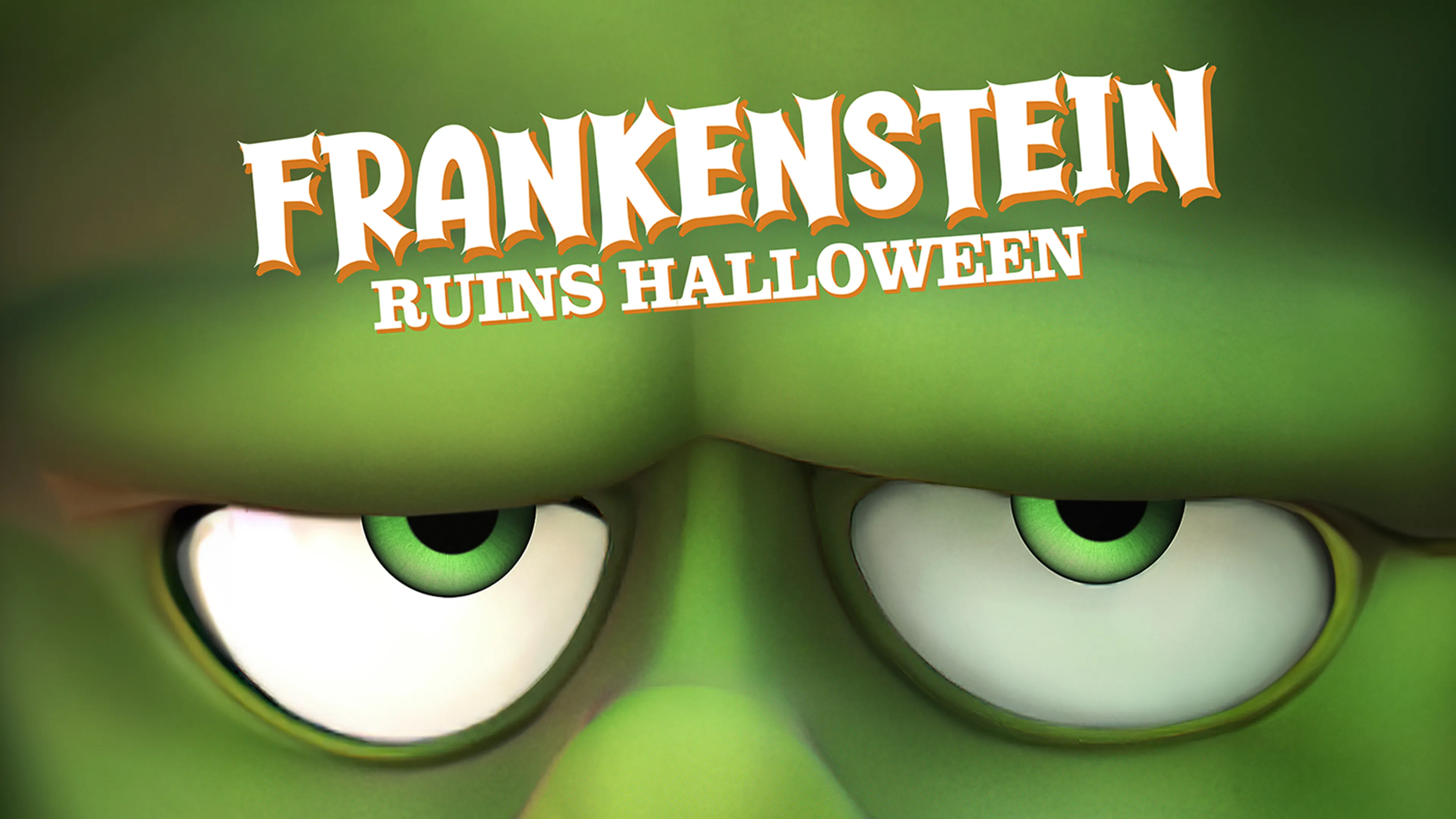 Frankenstein Ruins Halloween poster